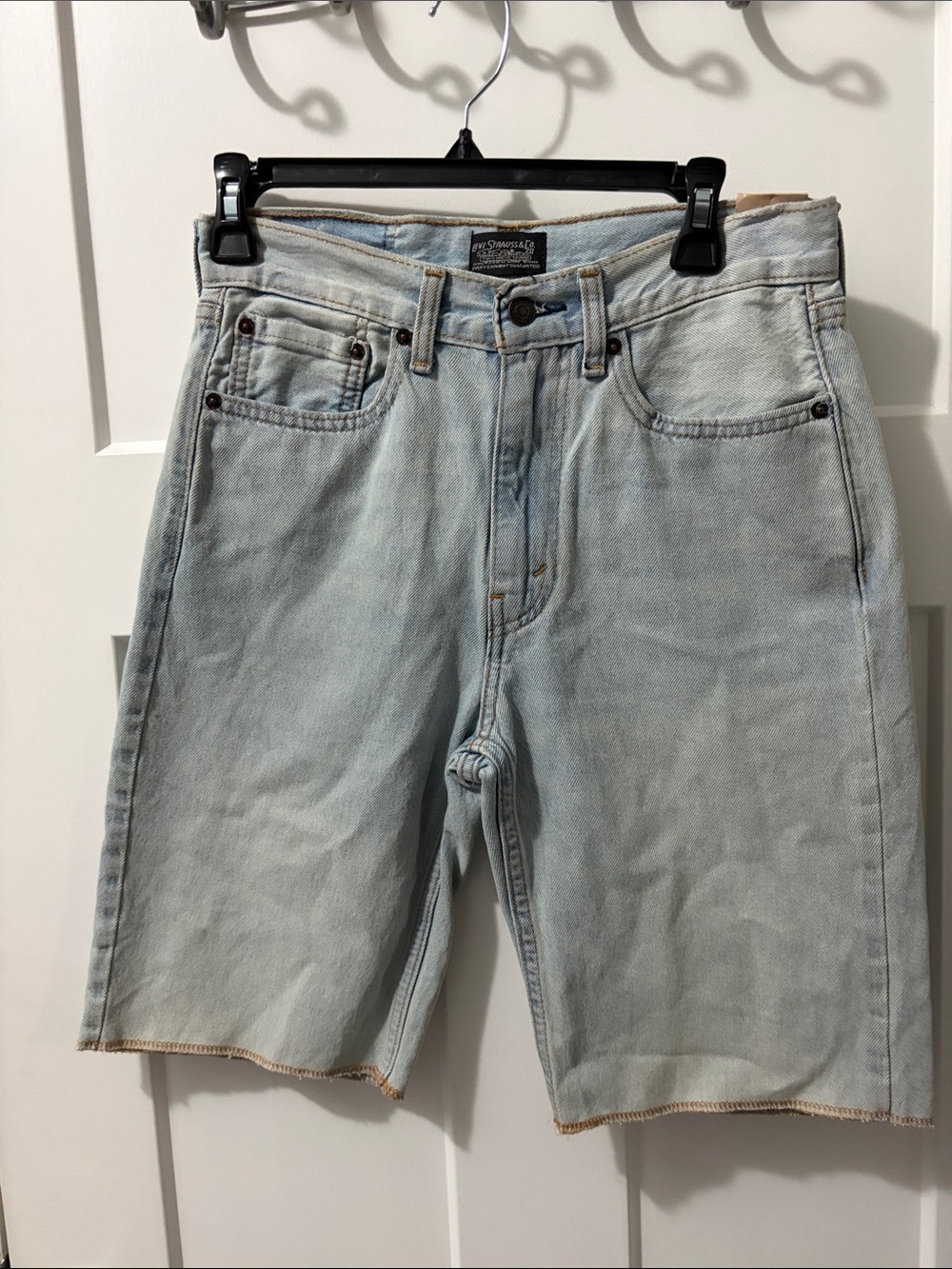 Men's Levi Strauss & Co Light Blue Denim Jean Shorts - Casual Cut